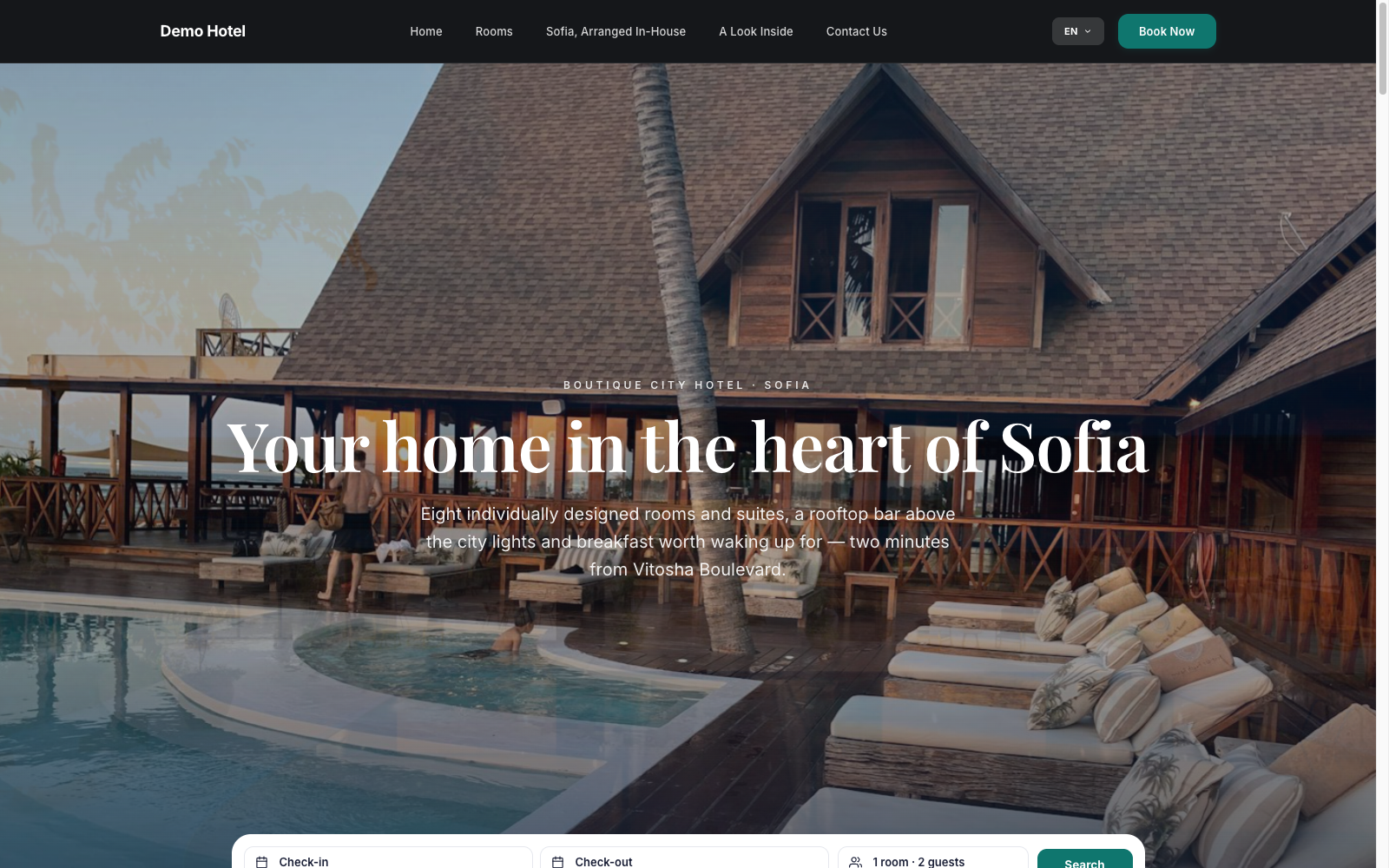 HotPilot Booking Built In