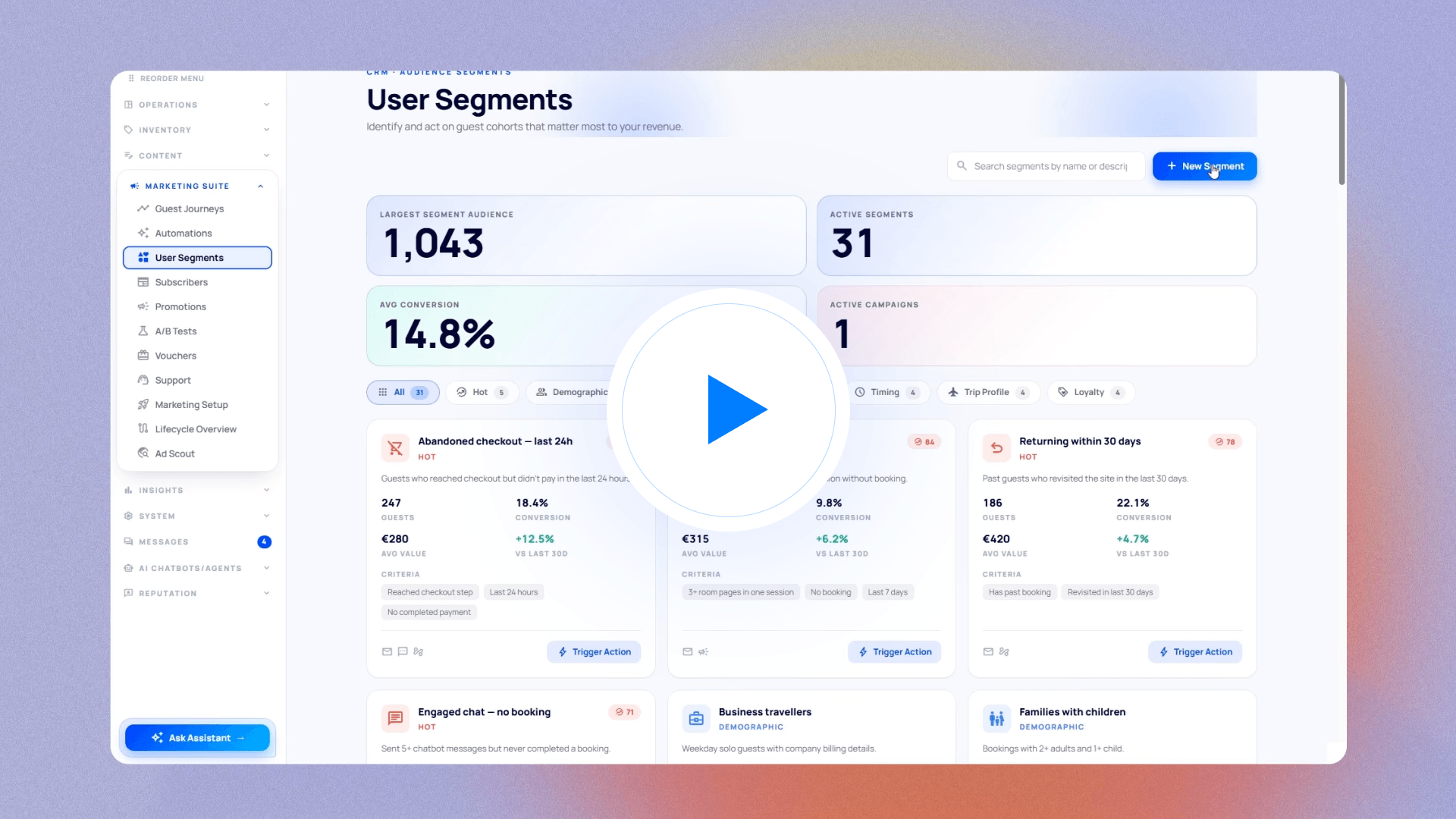 User Segmentations & Automations